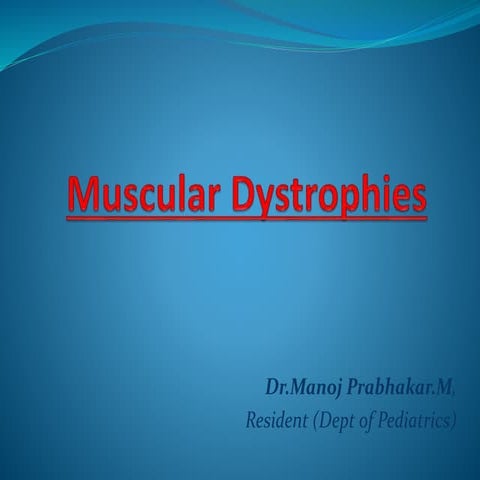 Investigation and treatment of duchenne muscular dystrophy | PPTX
