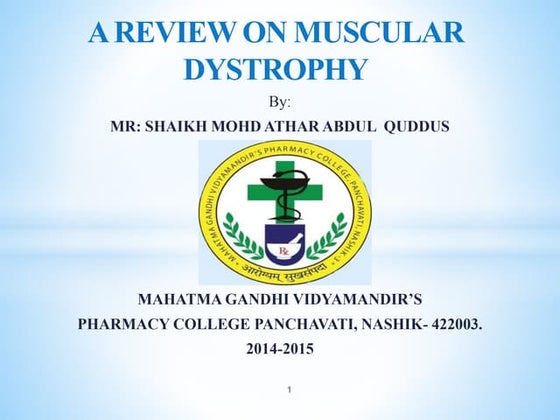 DUCHENNE MUSCULAR DYSTROPHY | PPTX