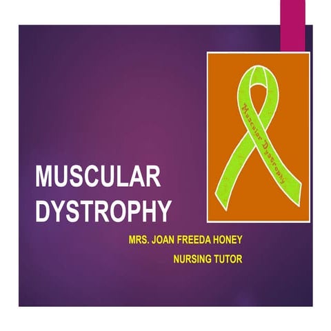 Muscular dystrophy | PPTX