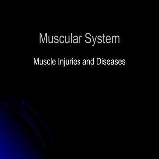 Muscular System Disease