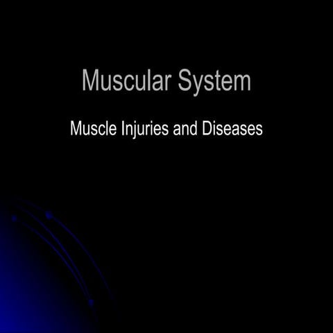 Muscular System Disease