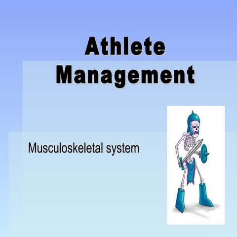 Musculoskeletal