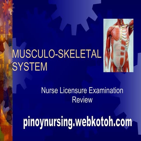 Musculoskeletal System | PPT