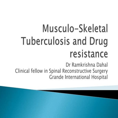 Musculoskeletal Tuberculosis overview