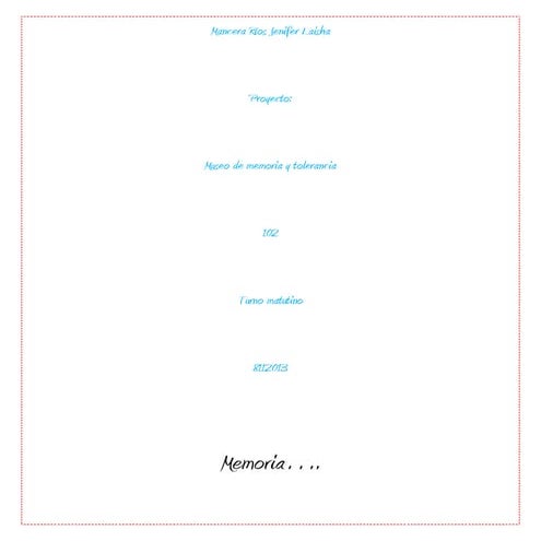 Museo de memoria y tolerancia