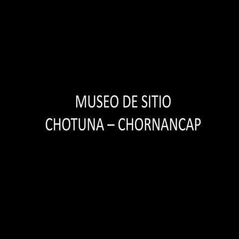 Museo de sitio de chotuna chornancap ejemplo