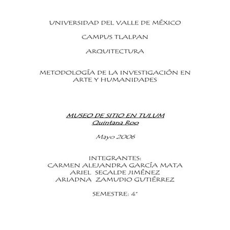 Museo de sitio en tulum quintana roo