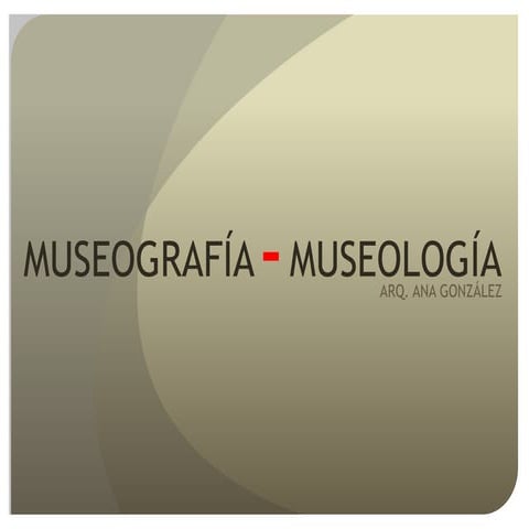 Museografia museologia