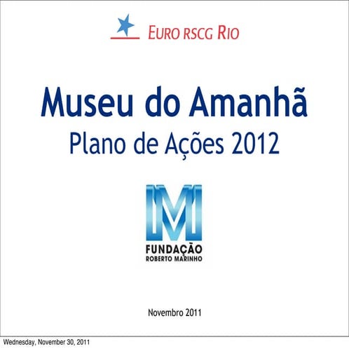 Museu do amanhã 