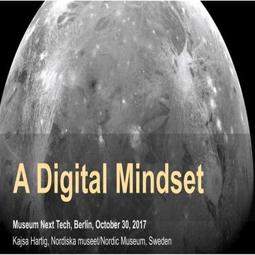 A Digital Mindset