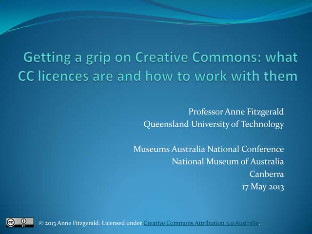 Getting a grip on Creative Commons: what CC licences are and how to use them ...