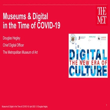 Museums & Digital in the Time of COVID