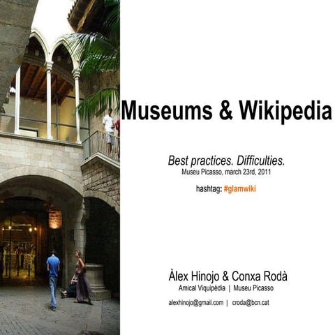 Museums and Wikipedia. Museu Picasso