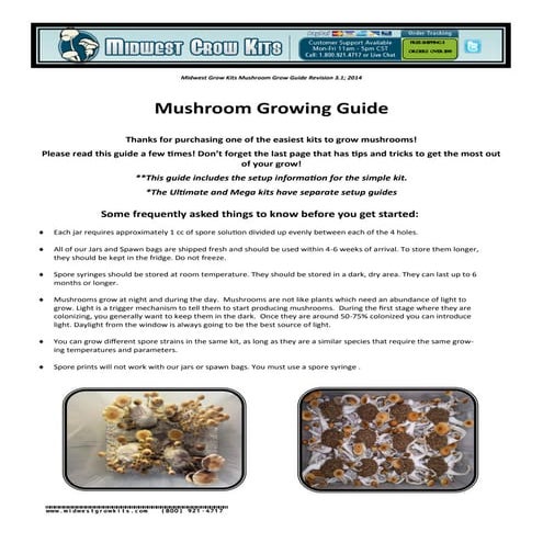 Mushroomgrowguide2014 | PDF