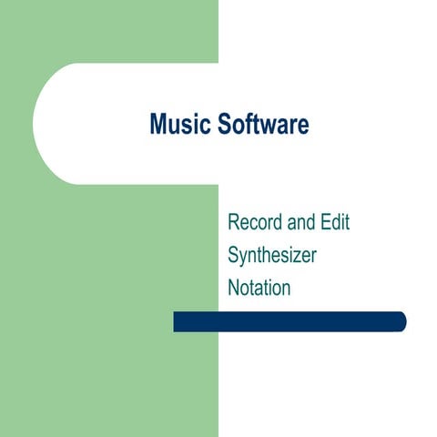 Music Software | PPT