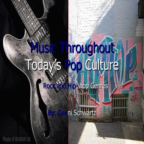 Music Throughout Today’S Pop Culture
