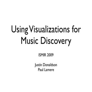 Using Visualizations for Music Disc...