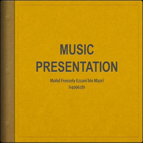 Music Presentation 105