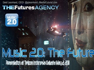 Music 2.0: The Future of Music. Gerd Leonhard at Telkom Indonesia Music Unlimited Event
