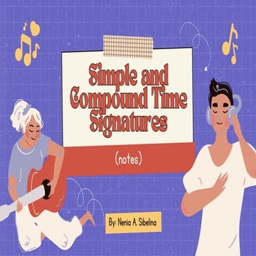 Understanding Simple and Compound Time Signatures in Music Theory | PDF