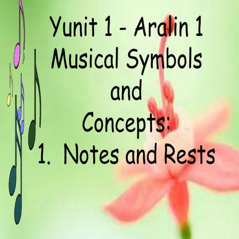 Music 6 18-18 notes and rest