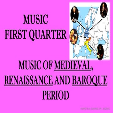 GRADE 9 RENAISSANCE MUSIC - PDF