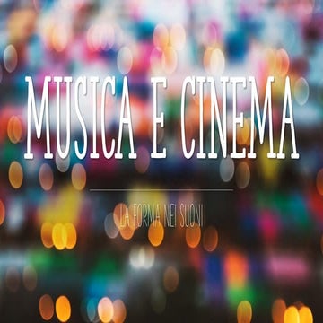 Musica e cinema