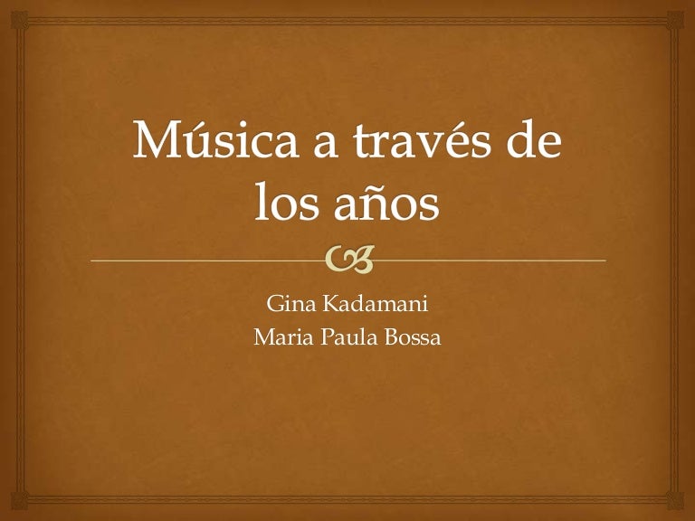 Musica En Decadas 30 40 50 60 70 Y 80