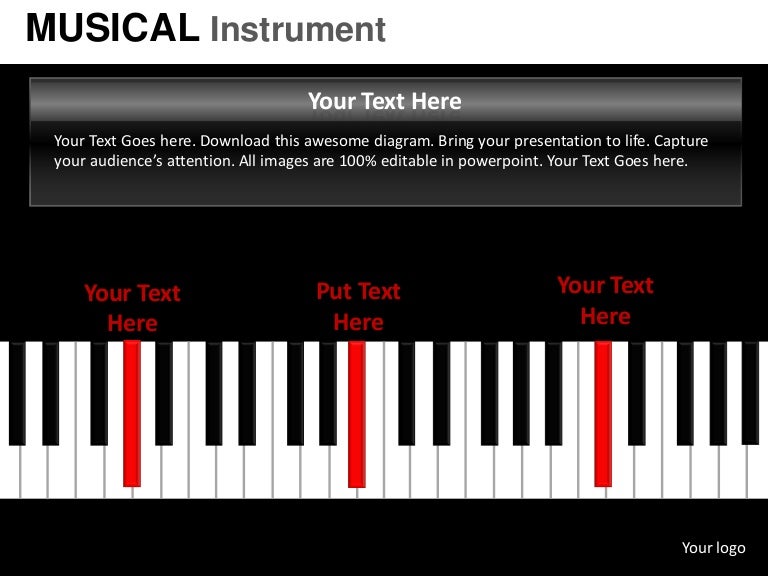 Musical instrument powerpoint presentation templates
