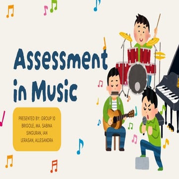 Comprehensive Assessment Strategies in Music Education: Techniques ...