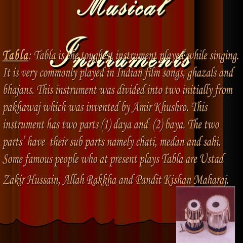 Musical instruments