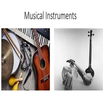 Musical instruments | PPTX