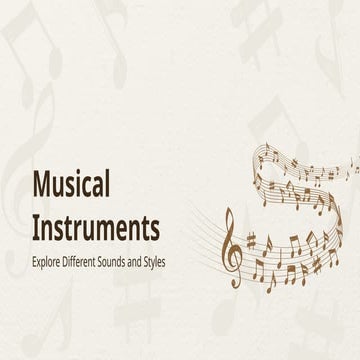 Musical Instruments.Powerpoint presentation | PPTX