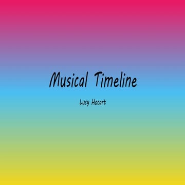 Musical Timeline