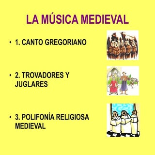 Presentación de la Musica en la Eda...