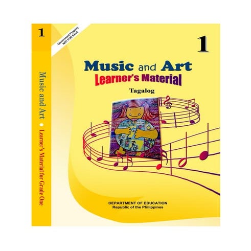 K TO 12 GRADE 1 LEARNER’S MATERIAL IN MUSIC and ART  (Q1-Q4)
