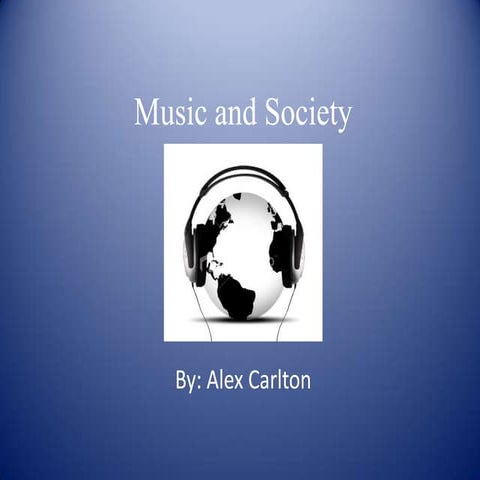 Music and society power point