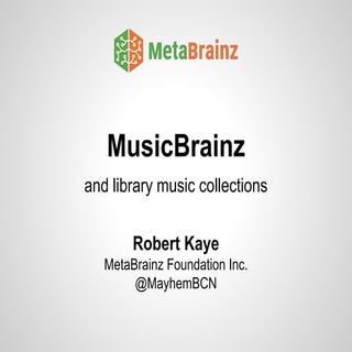Music brainz and library music coll...