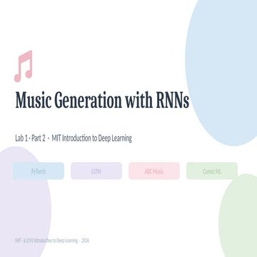 Algorithmic music generation | PPTX