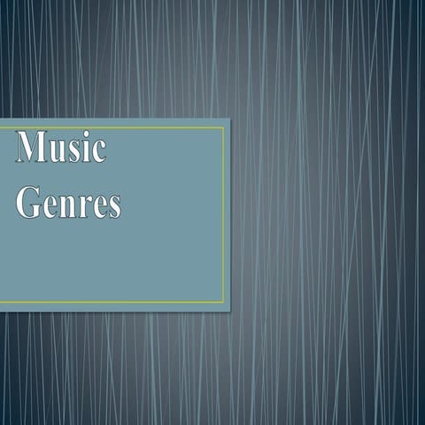 Music genres