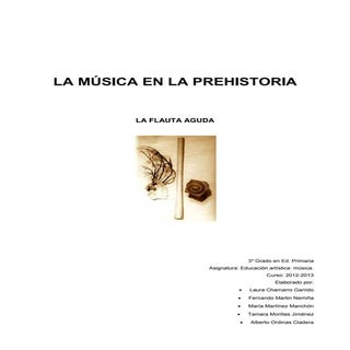 La música prehistórica