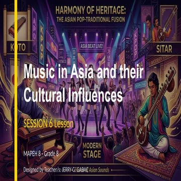 Exploring Asian Music and Its Cultural Influences: Vocal and ...