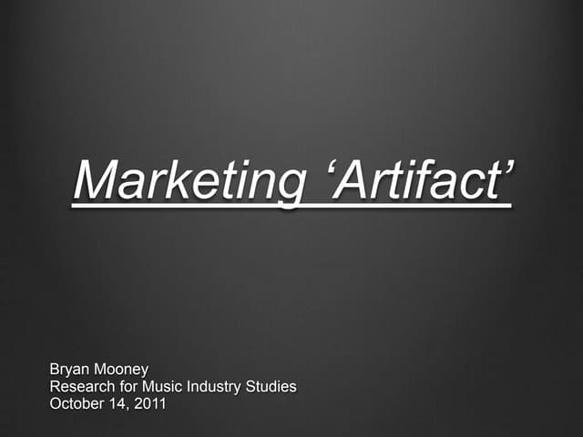 Music industry research marketing