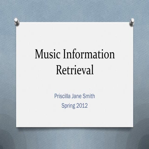 Music Information Retrieval: A Literature Review