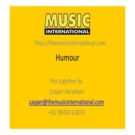 Music international humour collection 2014