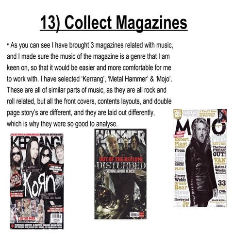 Music Magazine Research | PPT