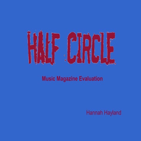 Music Magazine Evaluation