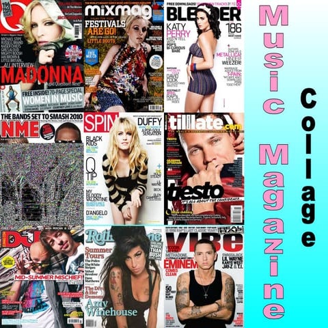Music Magazine Montage | PPT