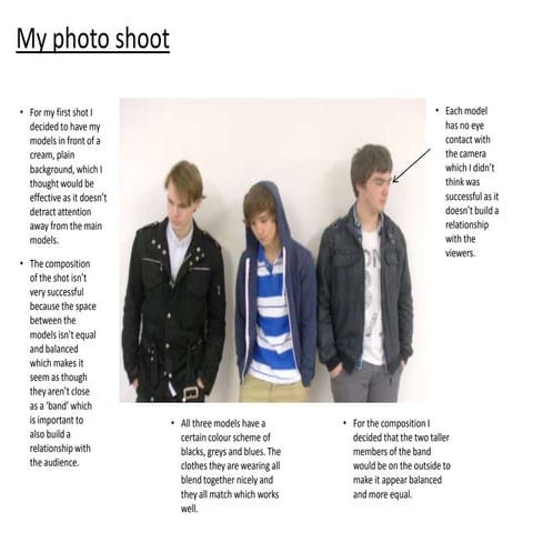 Music magazine photoshoot