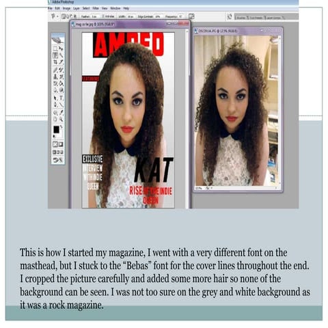 Music magazine progress